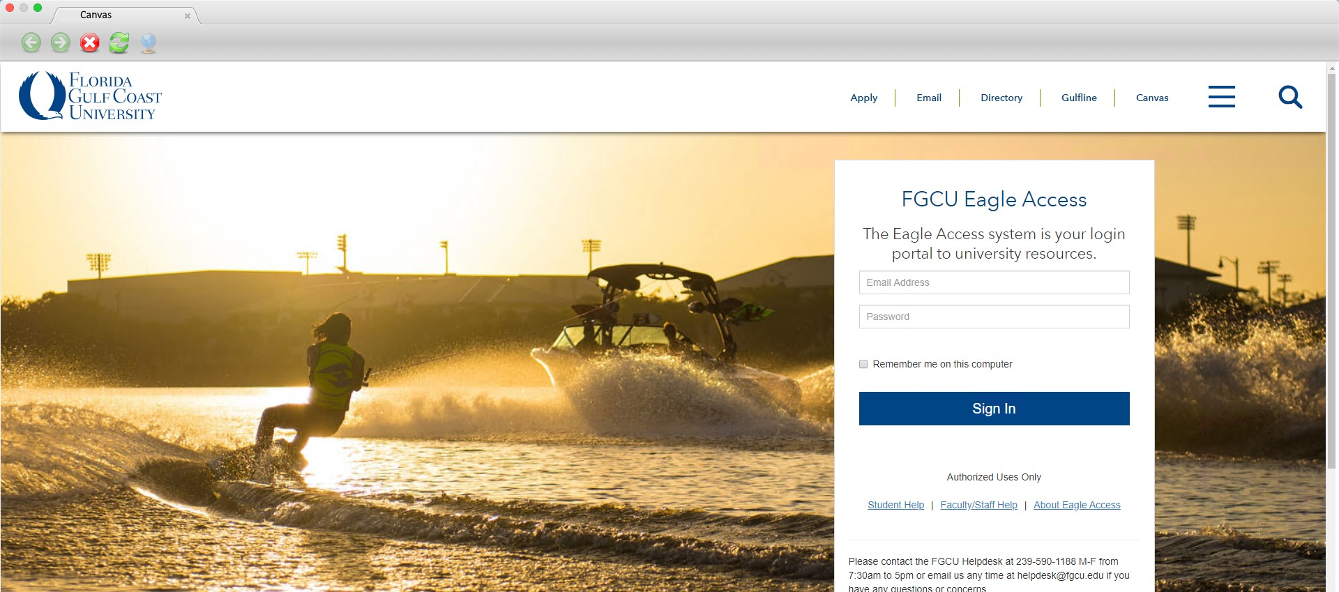 fgcu canvas