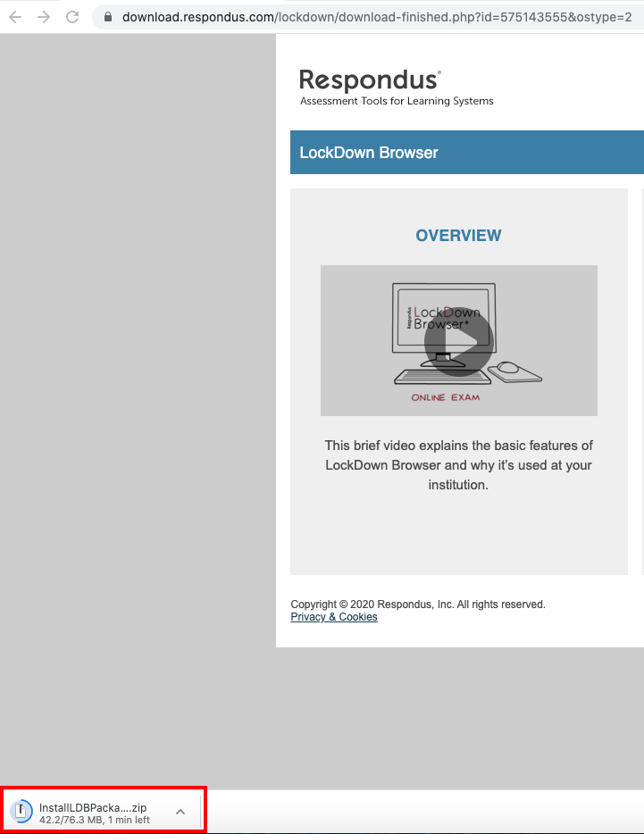 respondus lockdown browser with webcam download