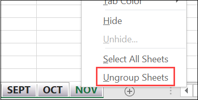 excel managing worksheet content florida gulf coast university its